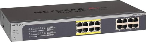 Netgear JGS516PE 16-Port Gigabit Smart Managed Plus Switch w/ 8-Port PoE+ (Renewed) in Kuwait