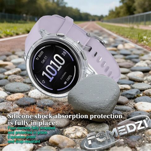 Compatible for Garmin Venu 4 41mm Screen Protector, TPU Screen Protective Film Not Tempered Glass and Case TPU Soft Frame Cover (Pack of 4+2)【Not for Venu 4 45mm 】 in Kuwait