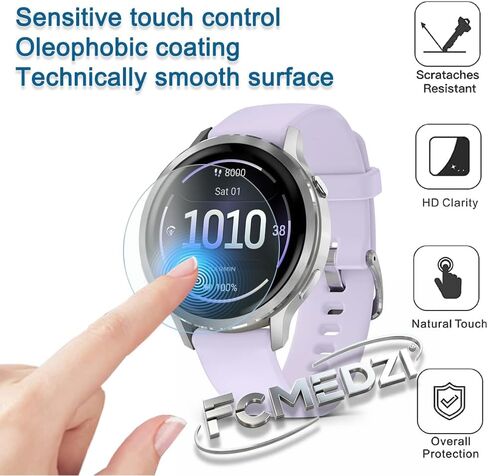 Compatible for Garmin Venu 4 41mm Screen Protector, TPU Screen Protective Film Not Tempered Glass and Case TPU Soft Frame Cover (Pack of 4+2)【Not for Venu 4 45mm 】 in Kuwait