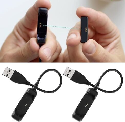 قطعتان من كابل الشحن البديل وسلك USB متوافق مع Fitbit Flex 2 in Kuwait