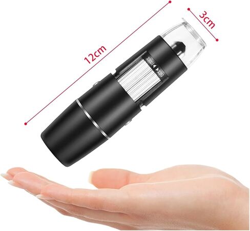 1600X Digital Microscope 3in1 Type-C USB Portable Electronic Beauty Health Profession for Soldering LED Magnifier in Kuwait