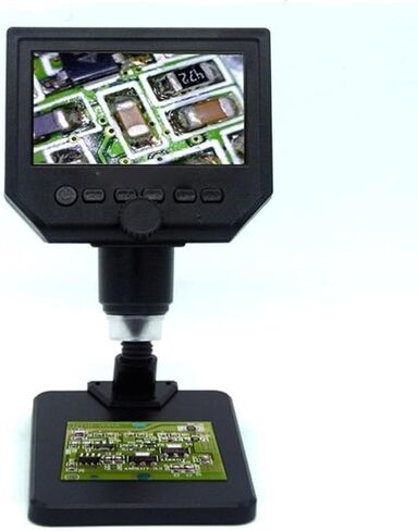 مجهر محمول 600X 4.3 LCD مجهر رقمي 8 LED 3.6MP مجاهر فيديو إلكترونية عالية الدقة in Kuwait