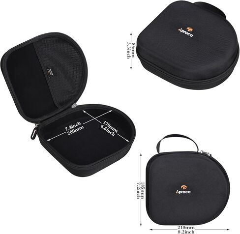 حافظة Aproca متوافقة مع سماعات الرأس اللاسلكية BlueParrott B450-XT/Trucker Bluetooth، حقيبة تخزين محمولة للملحقات (الجراب فقط) in Kuwait