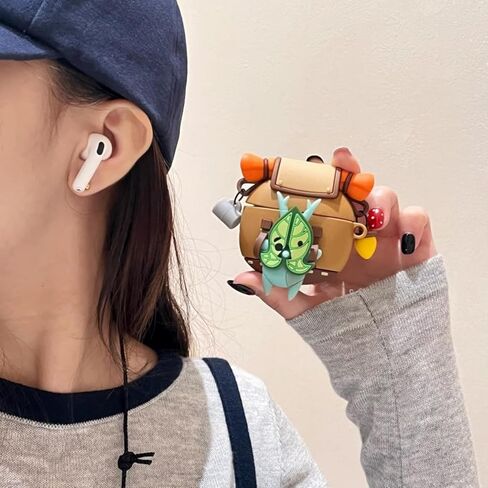 حافظة لجهاز Airpods Pro 3، غطاء حماية من السيليكون الناعم بتصميم كرتوني لطيف ثلاثي الأبعاد متوافق مع حافظة Apple Airpods Pro الجيل الثالث in Kuwait