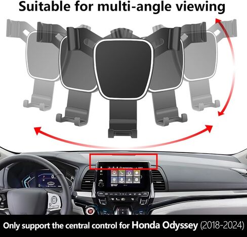 Car Phone Holder For Honda Odyssey 2018 2019 2020 2021 2022 2023 2024【Not fit Odyssey 2025】Auto Accessories Navigation Bracket Interior Screen Decoration dash board Mobile Cell Phone Mount case in Kuwait