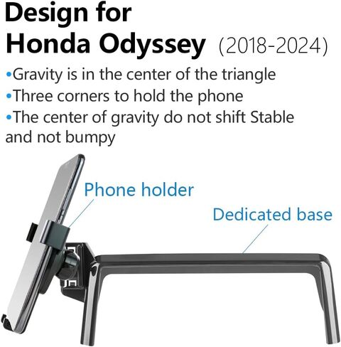 Car Phone Holder For Honda Odyssey 2018 2019 2020 2021 2022 2023 2024【Not fit Odyssey 2025】Auto Accessories Navigation Bracket Interior Screen Decoration dash board Mobile Cell Phone Mount case in Kuwait
