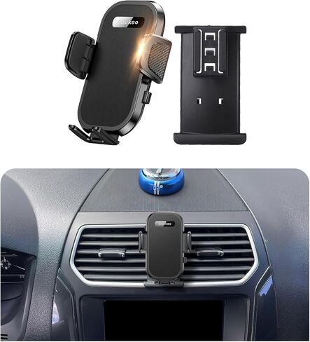 حامل هاتف السيارة المحسن يناسب Ford Explorer 2011 2012 2013 2014 2015 2016 2017 2018 2019 ملحقات السيارات، حامل الهاتف الخليوي قابل للتعديل للهواتف 4-7 in Kuwait
