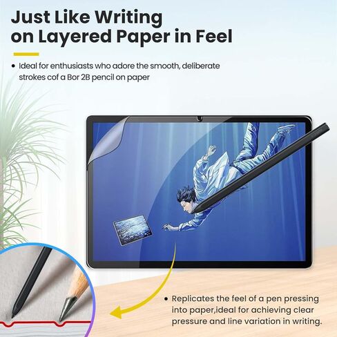 2Pack Matte Screen Protector for Wacom MovinkPad Pro 14 2025 14inch – Matte Anti-Glare PET Film, Anti-Fingerprint, Scratch-Resistant, High Touch Sensitivity for Drawing & Note-Taking in Kuwait