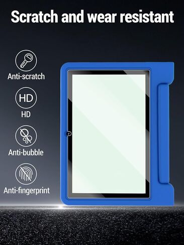 واقي شاشة لجهاز Android اللوحي CFVOCUY TS01-K103A/TS-K109B (10 بوصة)، زجاج مقسى 9H، مقاوم للسقوط، مقاوم للخدش، خالٍ من الفقاعات، عبوتان. in Kuwait