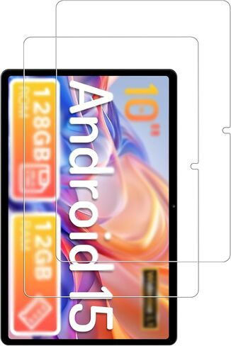واقي شاشة لجهاز Winsing T30W Android 15 Tablet 10 بوصة، غشاء زجاجي مقوى مقاوم للخدش عالي الدقة لحماية السقوط T30W، حساس للمس، مضاد لبصمات الأصابع، عبوتان. in Kuwait