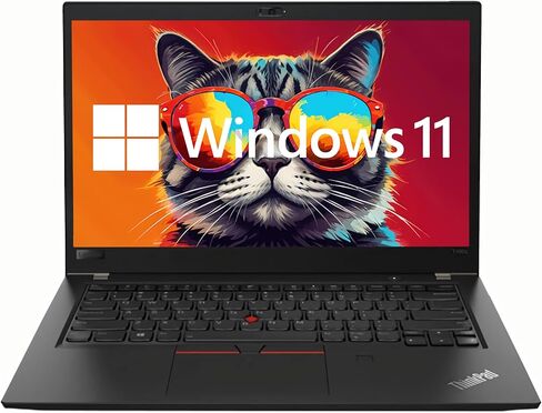 كمبيوتر محمول Lenovo ThinkPad T480s i7، شاشة 14 بوصة FHD (1920x1080) كمبيوتر Core i7-8th، ذاكرة وصول عشوائي 16 جيجا، 512 جيجا SSD، نوع C، HDMI، Thunderbolt، Windows 11 Pro (متجدد) in Kuwait