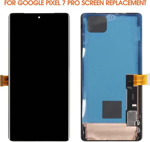 OLED for Google Pixel 7 Pro Screen Replacement for Pixel 7 Pro LCD Display GP4BC GE2AE Screen Touch Digitizer Assembly Repair Kits with Frame in Kuwait