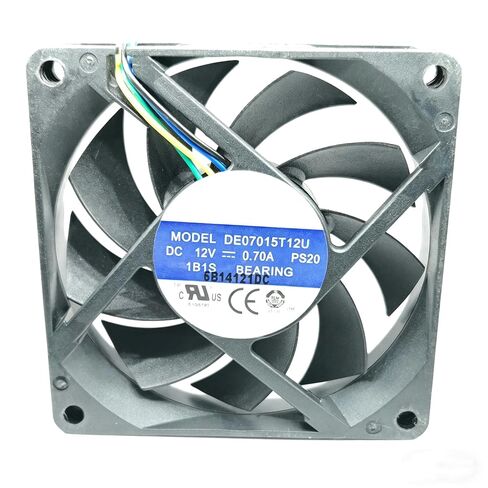DE07015T12U 70x70x15mm DC 12V 8.4W 0.7A 7015 7cm 4-Wire high Airflow case Fan in Kuwait