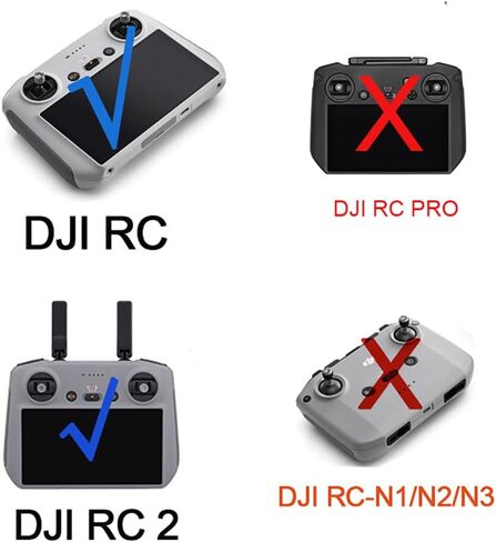 Joystick Sticks Thumb Rocker for DJI Lito X1 Mini 5 Pro Avata 360 Flip Air 3S Air 3 Mini 4 PRO for DJI RC 2 Remote Controller Aluminium Alloy Non-Slip Sticks Camera Drone Accessories Parts in Kuwait