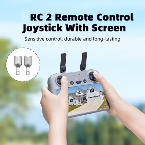 Joystick Sticks Thumb Rocker for DJI Lito X1 Mini 5 Pro Avata 360 Flip Air 3S Air 3 Mini 4 PRO for DJI RC 2 Remote Controller Aluminium Alloy Non-Slip Sticks Camera Drone Accessories Parts in Kuwait