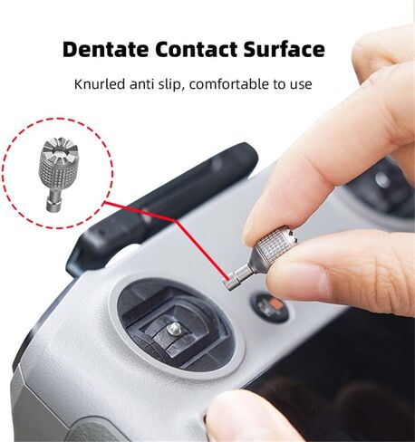 Joystick Sticks Thumb Rocker for DJI Lito X1 Mini 5 Pro Avata 360 Flip Air 3S Air 3 Mini 4 PRO for DJI RC 2 Remote Controller Aluminium Alloy Non-Slip Sticks Camera Drone Accessories Parts in Kuwait