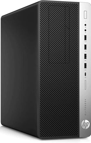 HP EliteDesk 800 G4 Tower Desktop Computer PC, Intel Core i5-8500, 8GB DDR4 RAM, 256B SSD, Keyboard & Mouse, USB WiFi & Bluetooth, Type-C, Windows 11 Pro (Renewed) in Kuwait