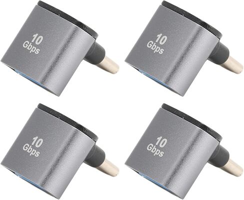 Right Angle USB C to USB Adapter, 10Gbps High Speed A to Type C Male Adapter with PVC Shell, for Phone Laptop Notebook Desktop Tablet in Kuwait