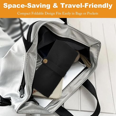 Smart Strap Storage Case, Portable Pouch Holder, Canvas Travel Bag, Watch Band Accessories Multiple Accessories Capacity, Black Color in Kuwait
