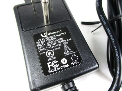 Power Supply Transformer ACDC 13.8V 1.0 Amp 1000 mA VDC; Compatible with UNinput ITE 1320-NAU in Kuwait