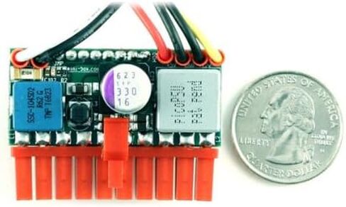 Mini-Box picoPSU-120-WI-25, World's tiniest 12-25V Input DC-DC ATX Power Supply Unit (PSU) in Kuwait