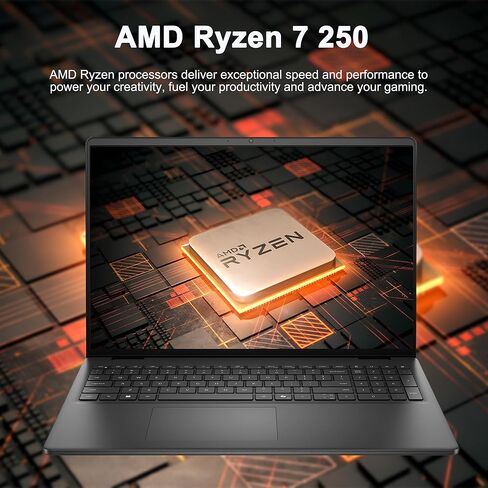 كمبيوتر محمول Dell 16 بشاشة لمس WUXGA مقاس 16 بوصة AMD 8-core Ryzen 7 250 وذاكرة وصول عشوائي 32 جيجابايت ومحرك أقراص SSD سعة 2 تيرابايت وإضاءة خلفية ExpressCharge Wi-Fi6 لمصمم الأعمال الاحترافي Win11 in Kuwait