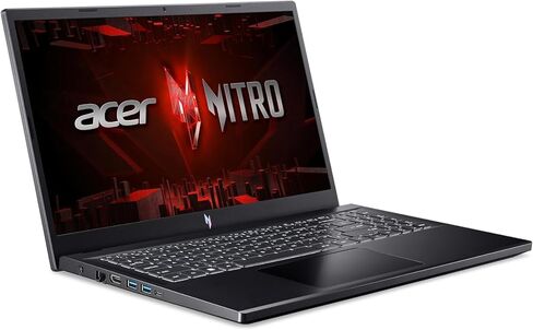 كمبيوتر محمول للألعاب acer Nitro V Intel i5-13420H 8GB 512GB SSD 15.6in FHD HDMI لوحة مفاتيح بإضاءة خلفية NVIDIA RTX 3050 6GB Win 11 (متجدد) in Kuwait