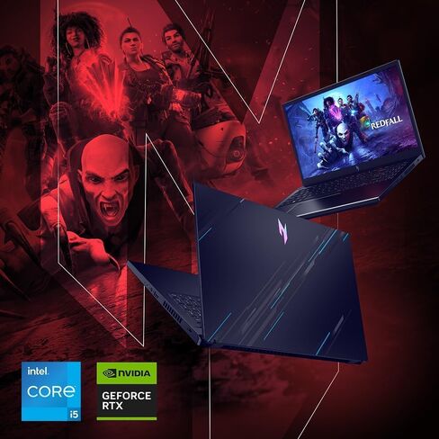 كمبيوتر محمول للألعاب acer Nitro V Intel i5-13420H 8GB 512GB SSD 15.6in FHD HDMI لوحة مفاتيح بإضاءة خلفية NVIDIA RTX 3050 6GB Win 11 (متجدد) in Kuwait