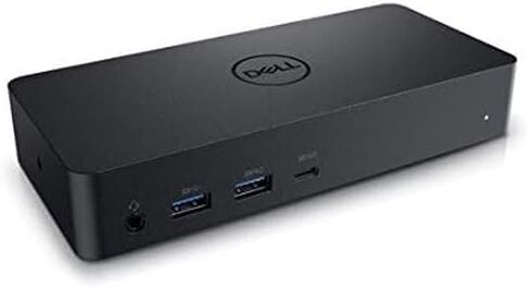 محطة إرساء ثلاثية USB-C D6000 من Dell، ما يصل إلى ثلاث شاشات 4K عبر USB-C، UHD 5K، USB 3.0، جيجابت إيثرنت، محول تيار متردد بقدرة 130 وات (متجدد) in Kuwait