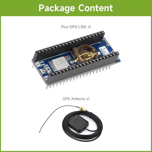 Waveshare L76K GNSS Module, Compatible with Raspberry Pi Pico, Supports GPS, BeiDou (BDS), GLONASS, and QZSS, Features A-GNSS (Assisted GNSS) Functionality in Kuwait