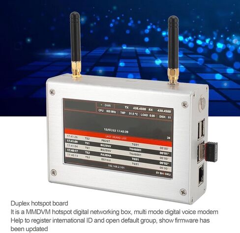 لوحة نقطة اتصال مزدوجة MMDVM، مودم صوتي رقمي متعدد الأوضاع يدعم C4FM DMR DSTAR P25 مع علبة ألومنيوم وشاشة ملونة 4.3 بوصة، ذاكرة مدمجة 8 جيجا in Kuwait