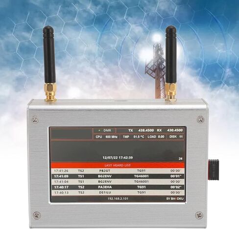 لوحة نقطة اتصال مزدوجة MMDVM، مودم صوتي رقمي متعدد الأوضاع يدعم C4FM DMR DSTAR P25 مع علبة ألومنيوم وشاشة ملونة 4.3 بوصة، ذاكرة مدمجة 8 جيجا in Kuwait