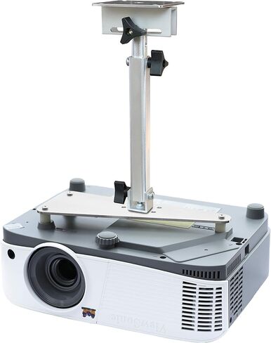 حامل سقف لجهاز العرض متوافق مع ViewSonic PA403S PA503SP PA503XP PJD5351LS PX726HD مع اقتران التحول الجانبي (امتداد تلسكوبي 13-20 بوصة) in Kuwait