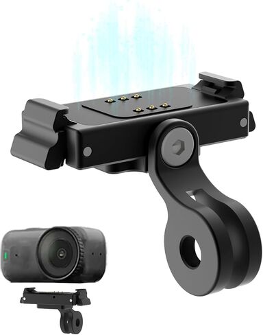 قاعدة شحن مغناطيسية سريعة التحرير لـ Osmo Nano، سبيكة ألومنيوم CNC مع منفذ شحن USB-C، قابلة للدوران 360 درجة للتصوير الأفقي والرأسي، مثالية لركوب الدراجات وتسجيل كاميرا الحركة الممتدة in Kuwait