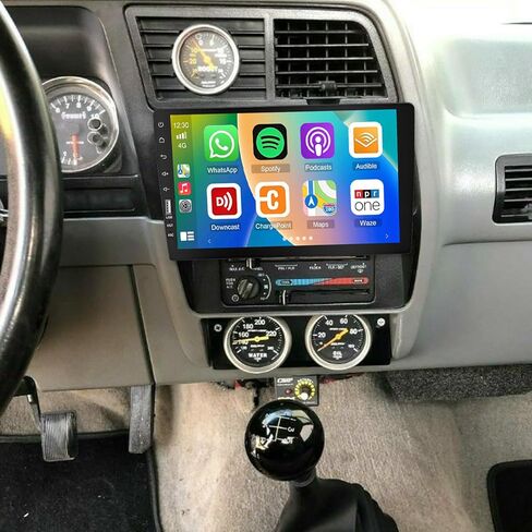 راديو ستيريو للسيارة بشاشة لمس واحدة Din لسيارة Ford Ranger 1989-1994 مشغل MP5 بشاشة 9 بوصة مع Carplay لاسلكي Android Auto Mirror Link بلوتوث USB/SWC/FM/كاميرا احتياطية in Kuwait
