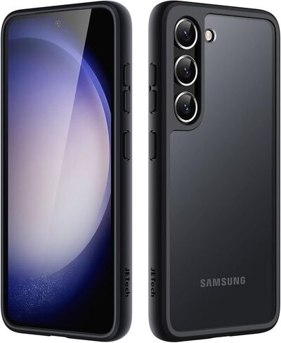 JETech Matte Case for Samsung Galaxy S23+ / S23 Plus 5G 6.6-Inch, Frosted Translucent Back Protective Slim Phone Cover, Anti-Fingerprints (Black) in Kuwait