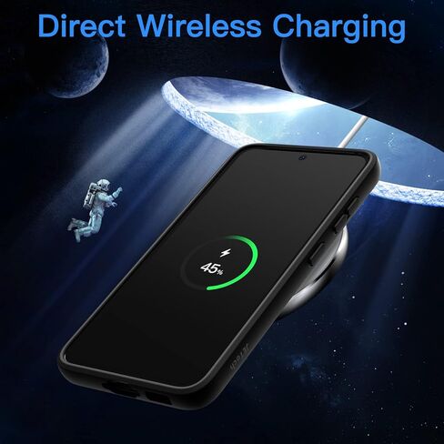 JETech Matte Case for Samsung Galaxy S23+ / S23 Plus 5G 6.6-Inch, Frosted Translucent Back Protective Slim Phone Cover, Anti-Fingerprints (Black) in Kuwait