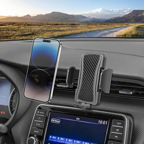 Car Phone Mount for Nissan Kicks 2018-2024 Phone Holder Navigation，Fit for Kicks Cellphone Mobile Cradle Auto Accessories Bracket Anti-Shake，360 Degree Rotation，Compatible for All Cell Phones in Kuwait