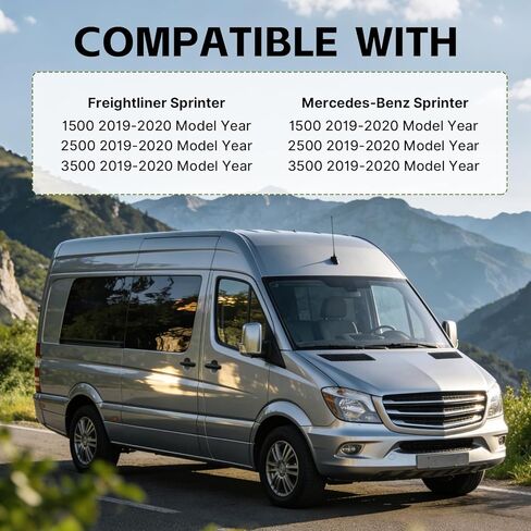 A907820120 غطاء الكاميرا الخلفية، مناسب لسيارة Mercedes-Benz Sprinter & Freightliner Sprinter 1500 2500 3500 2019-2020، غلاف غطاء كاميرا الرؤية الخلفية المتجمد، يستبدل 90782012019051 in Kuwait