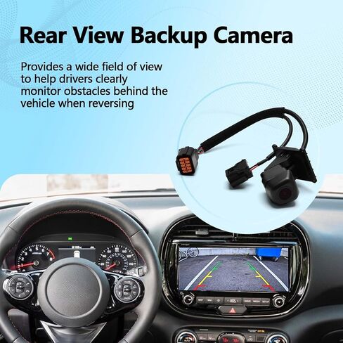 99241-K0000 Rear View Backup Camera Compatible with Kia Soul EX LX 2020 2021 2022 1.6L 2.0L Replaces 99241K0000 in Kuwait