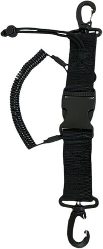Scuba Diving Lanyard with Quick Release Buckle, 1.5m Extendable Coiled Strap for Underwater Cameras & Torches in Kuwait