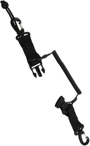 Scuba Diving Lanyard with Quick Release Buckle, 1.5m Extendable Coiled Strap for Underwater Cameras & Torches in Kuwait