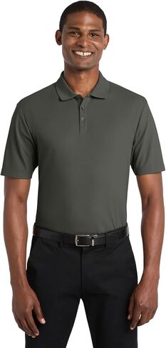Apparel Globe Men's SuperPro React Flat Knit Collar Polo Shirt in Saudi Arabia