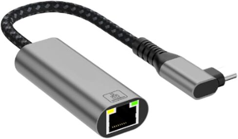 USB C to Ethernet Adapter 10 / 1000Mbps Networking RJ45 to Internet Converter for Laptop PC Networking in Kuwait