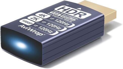 HDMI 2.1 Dummy Plug, HDR Virtual Monitor EDID Emulator,Headless Display Adapter,Supports 4K/1440p/1080p@120Hz for Windows/Mac/Linux–Plug & Play in Kuwait