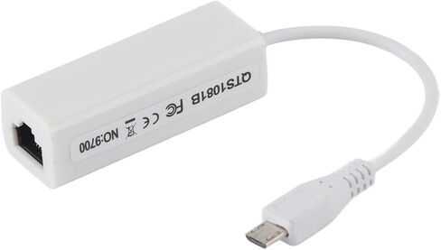 Dan&Dre Network Card Adapter Micro USB to RJ45 Ethernet Port for 1.3 / W Motherboard in Kuwait