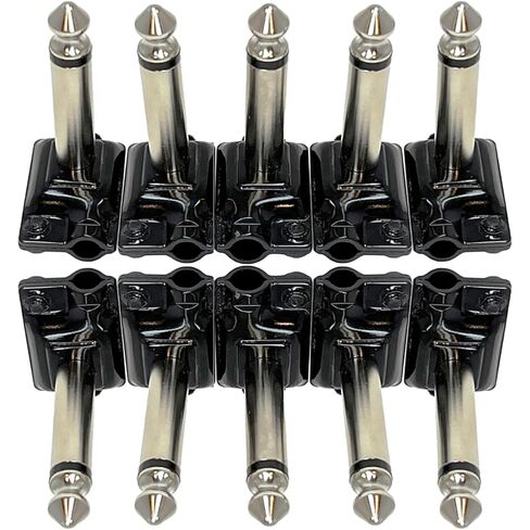 Evidence Audio ESP 1/4 Soldered Plug for Monorail and Other Cable, Right Angle, Mono, Black, Small in Kuwait