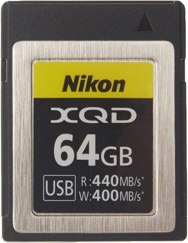 Nikon 64GB professional XQD memory card (up to 440MB/s read and up to 400MB/s writing), Hybrid Z 6II, Z 6, Z 7II, Z7, Reflex D6, D5, D850, D500 in Kuwait