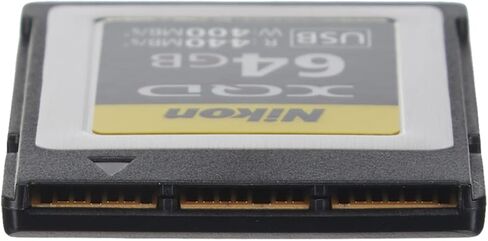 Nikon 64GB professional XQD memory card (up to 440MB/s read and up to 400MB/s writing), Hybrid Z 6II, Z 6, Z 7II, Z7, Reflex D6, D5, D850, D500 in Kuwait