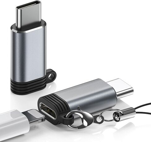 محول Lightning إلى USB C 4 حزم - شحن سريع ونقل البيانات USB من النوع C إلى موصل شاحن Lightning متوافق مع iPhone 15/16/17 Pro Max/Plus وSamsung وPixel - (ليس لسماعات الرأس/OTG) in Kuwait